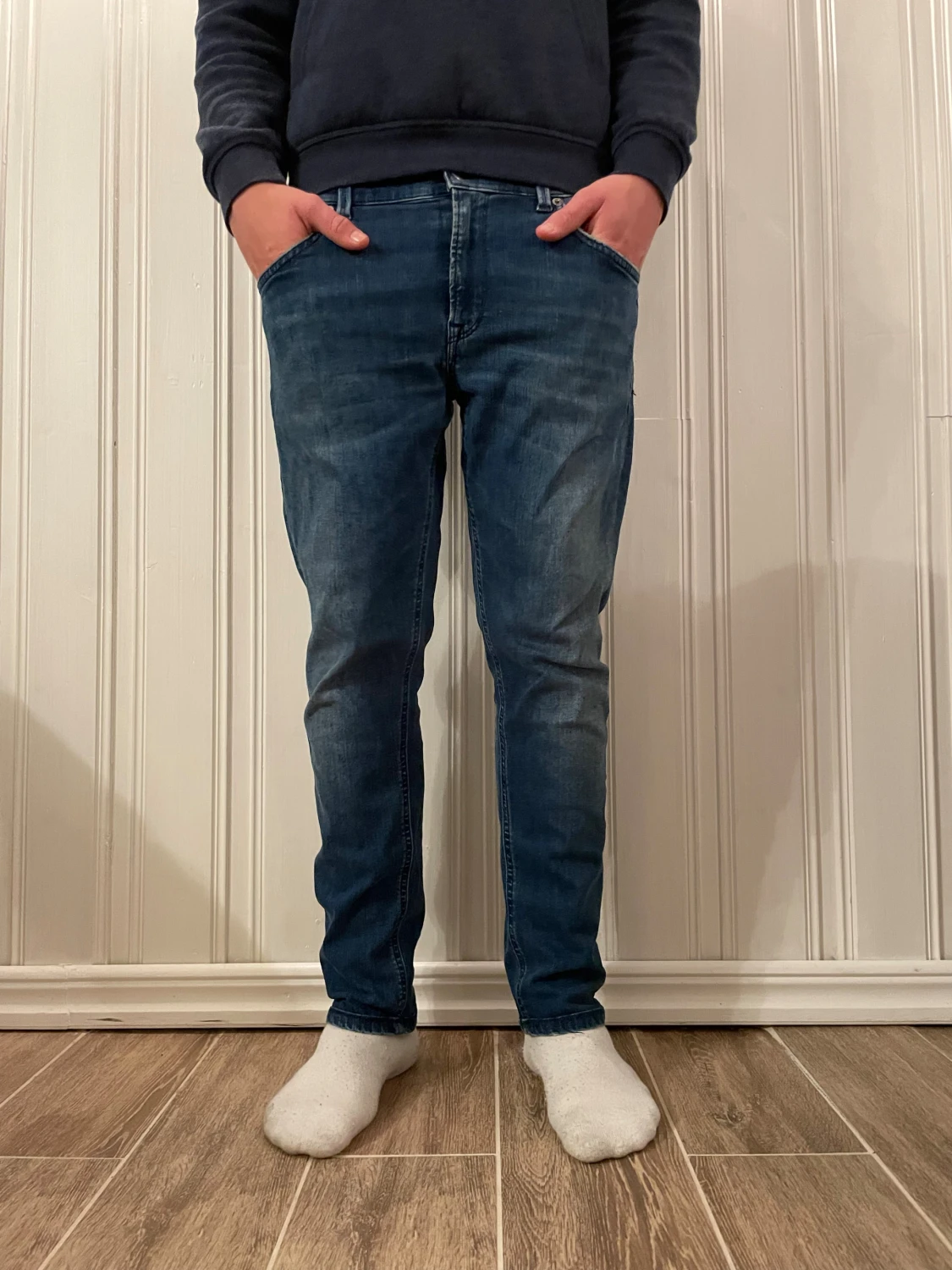 Blåa dondup jeans - 1