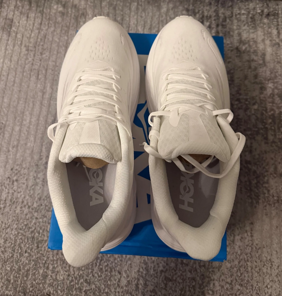 Hoka vita sneakers med tjock sula - 2