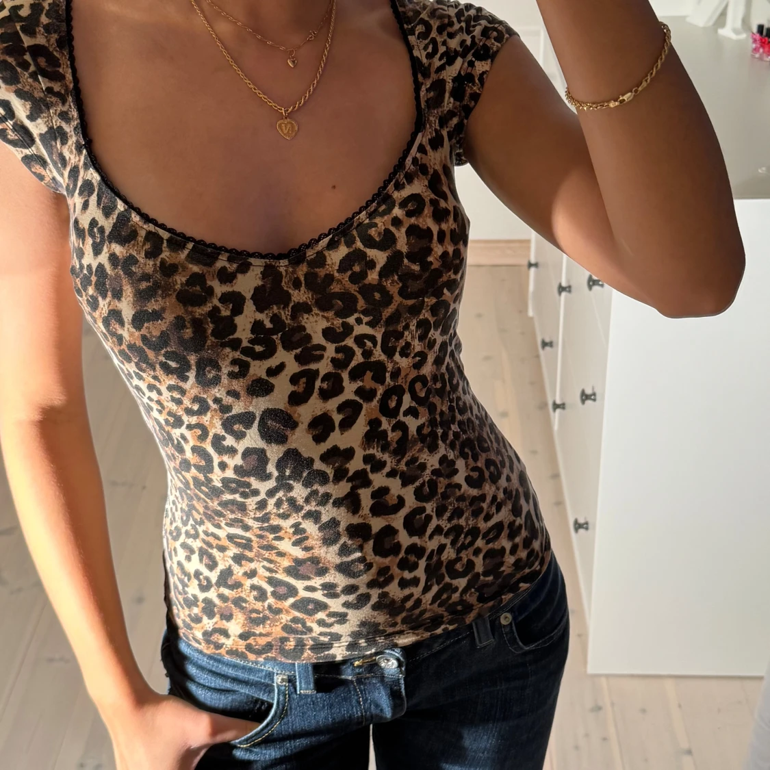 Leopard topp från Nelly  - 1