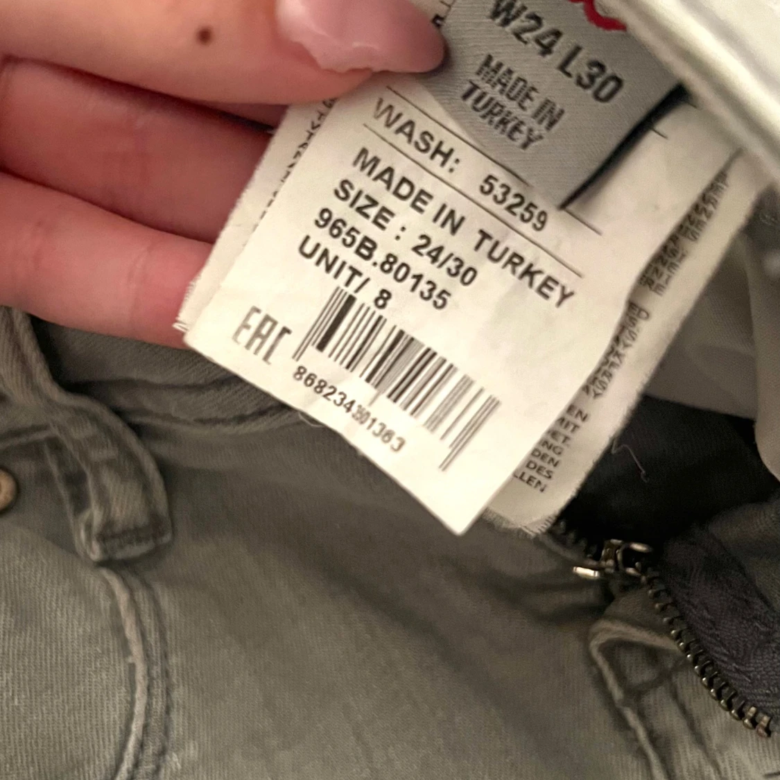 Ljusgrå bootcut jeans från LTB  - 4