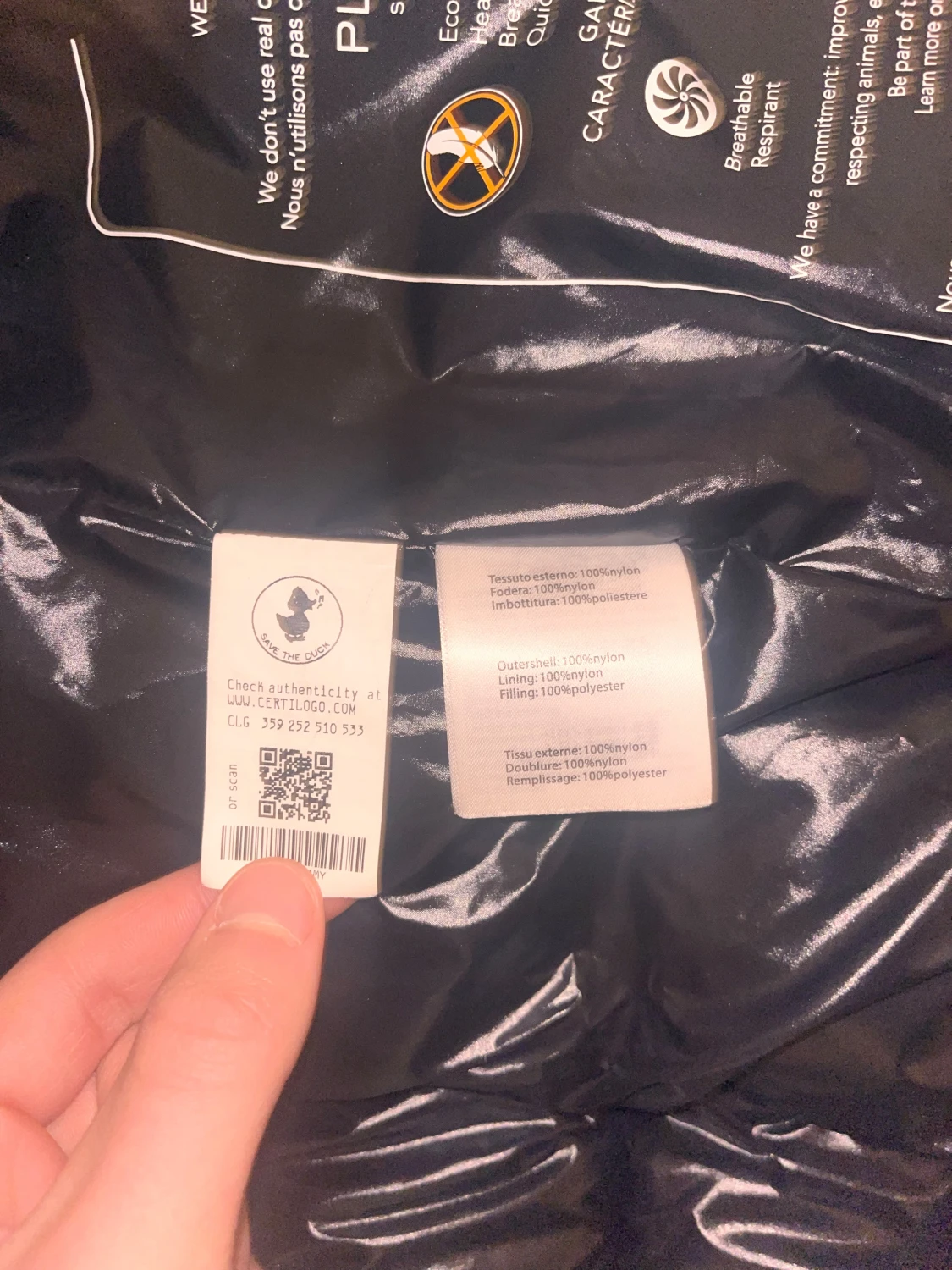 Svart pufferjacka från Save The Duck - 2