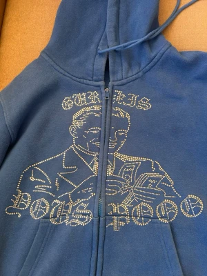 Ljusblå zip - Ljusblå zip storlek S