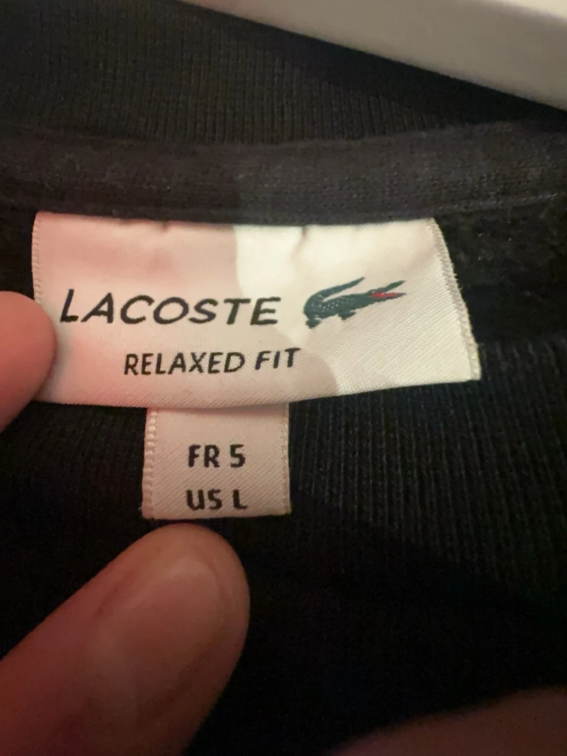 Svart sweatshirt från Lacoste L - 3