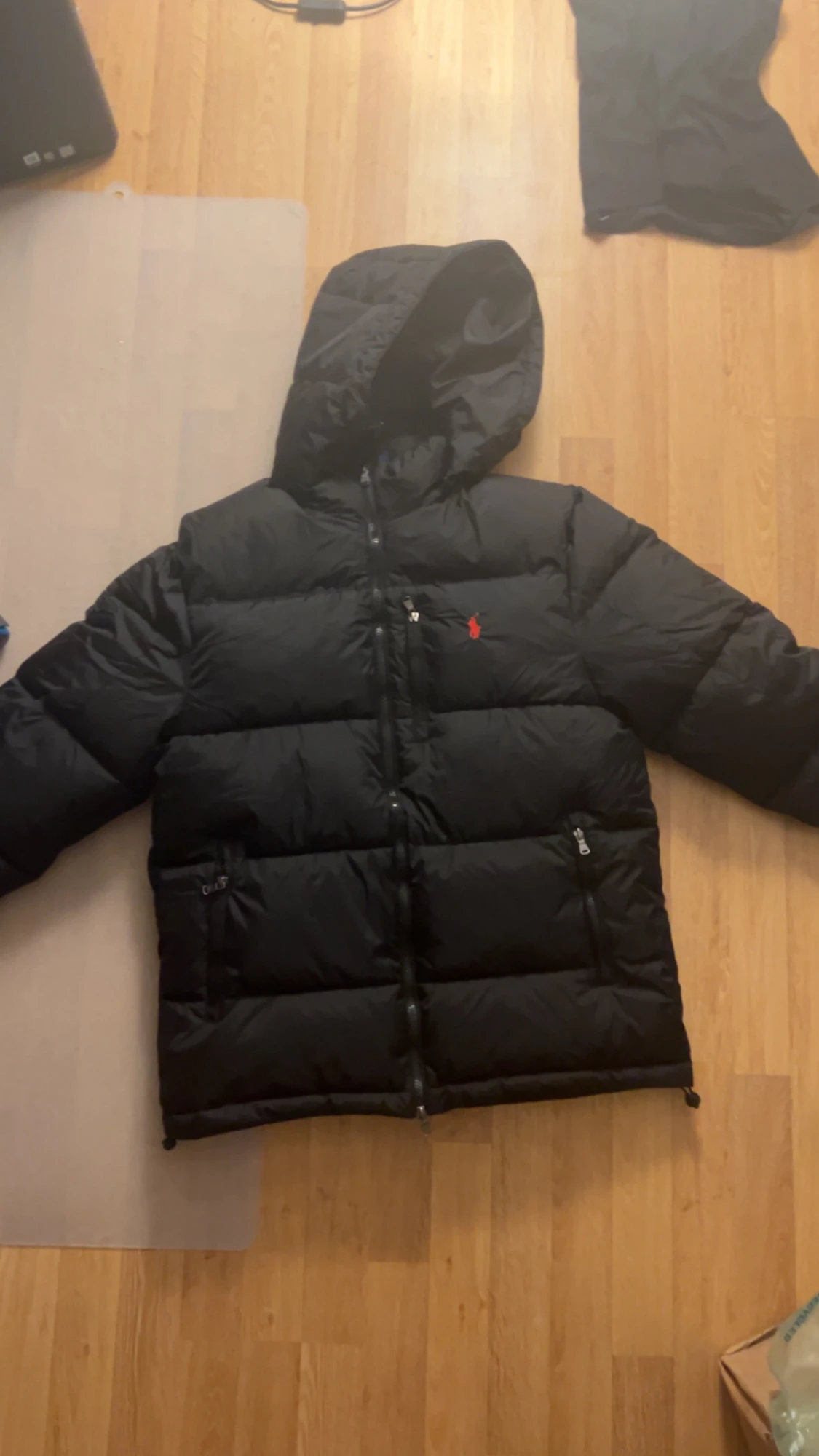 Svart pufferjacka från Polo Ralph Lauren