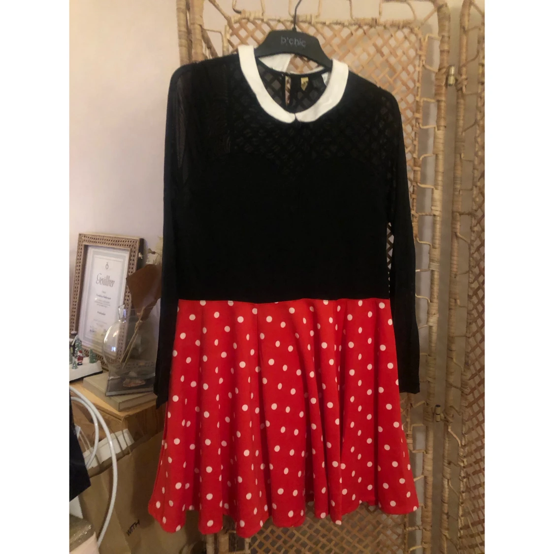 Disney kortklänning med prickigt mönster