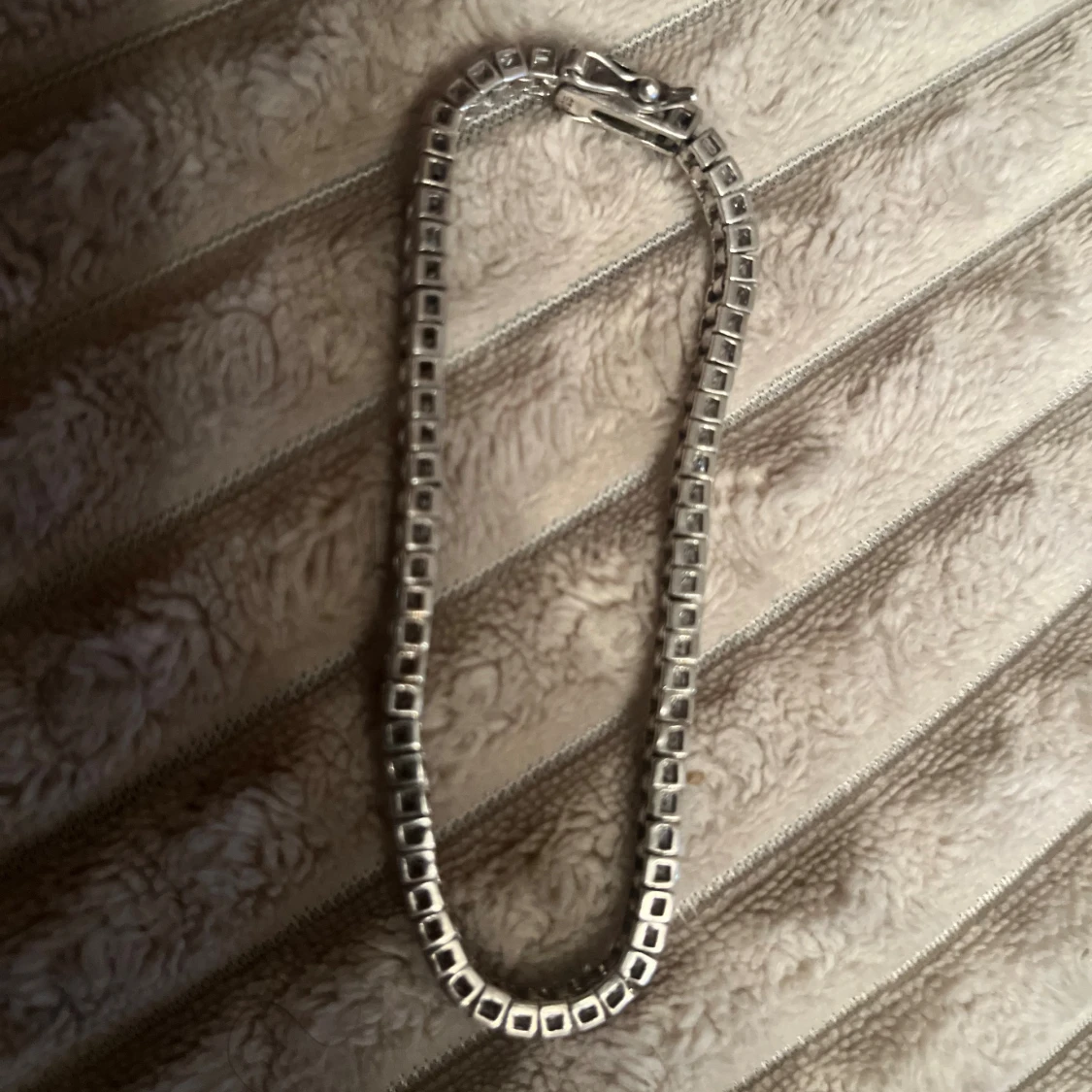 Silver925 armband med fyrkantiga stenar15carat  - 4