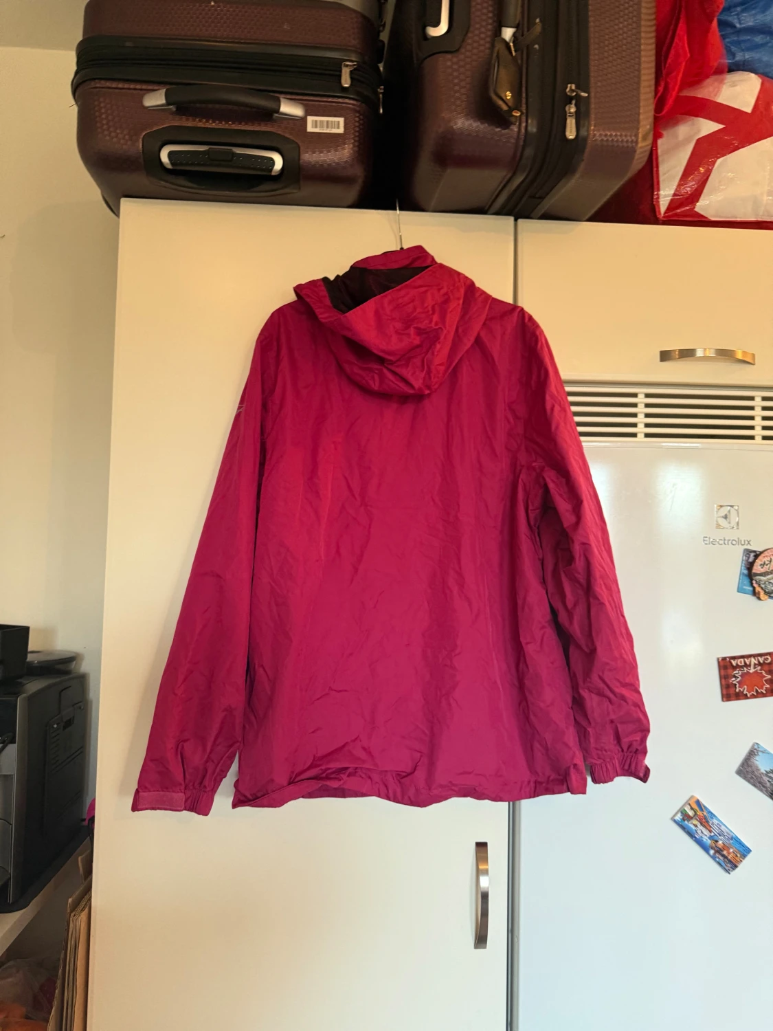 Mörkrosa vindjacka från Five - 4