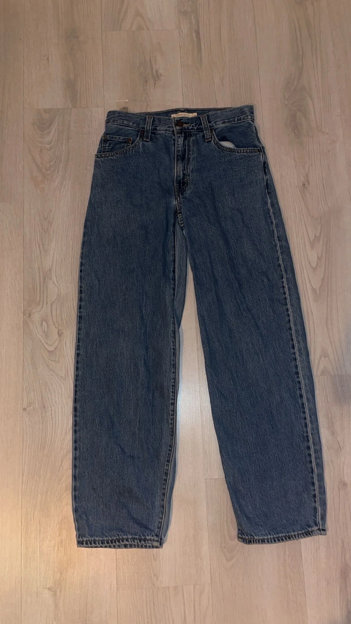 Levi's 501 blå jeans straight fit
