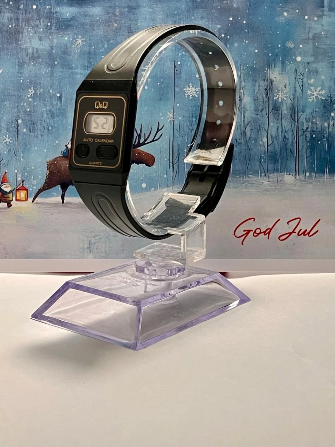 Cool retro Q&Q klocka  - 1