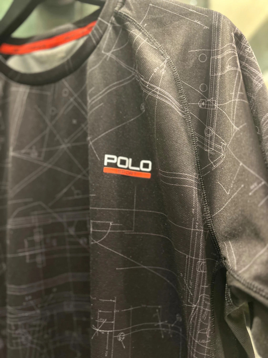 Svart Polo Sport Performance t-shirt - 1