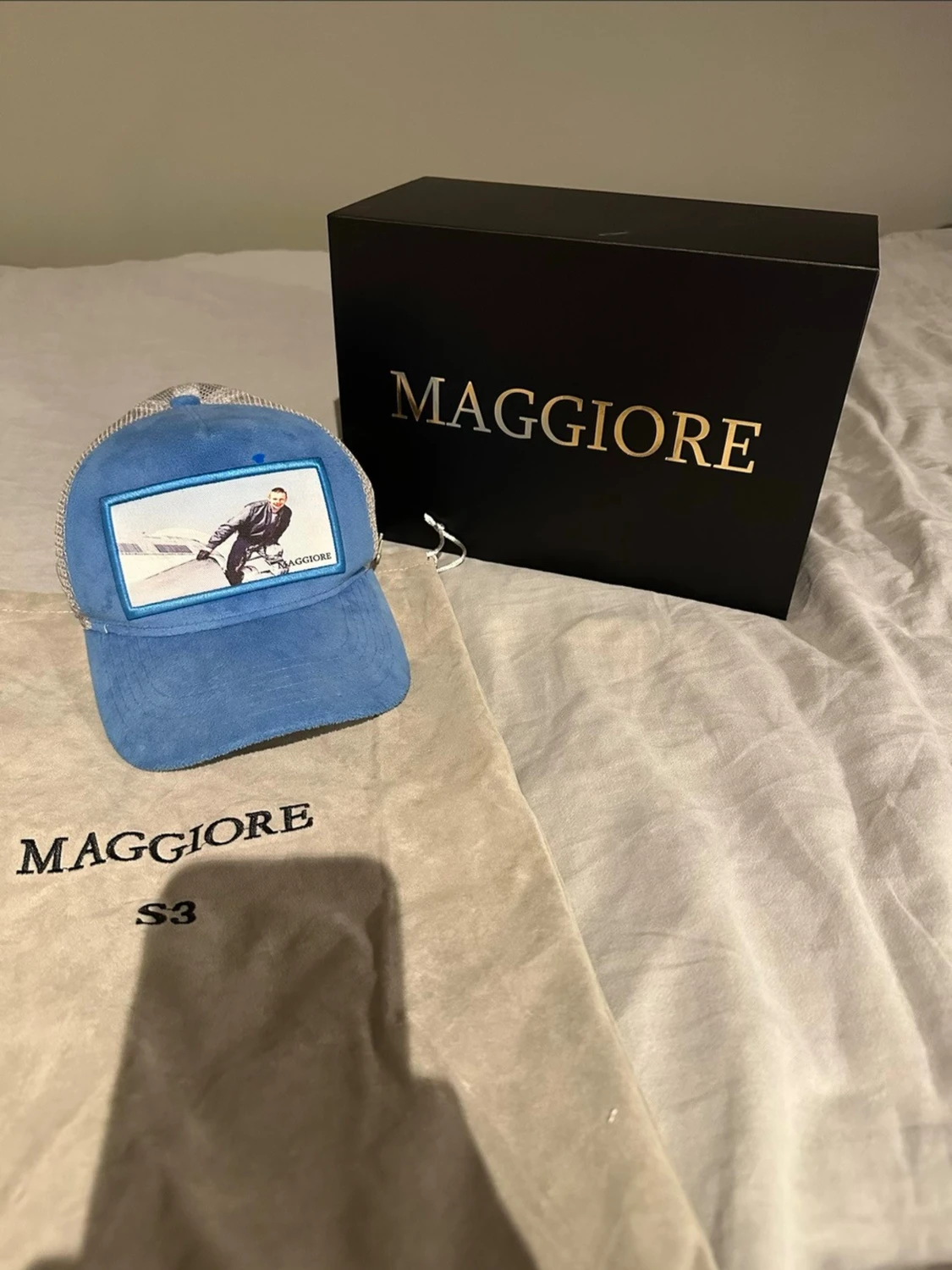 Maggiore blå mockakeps limited edition