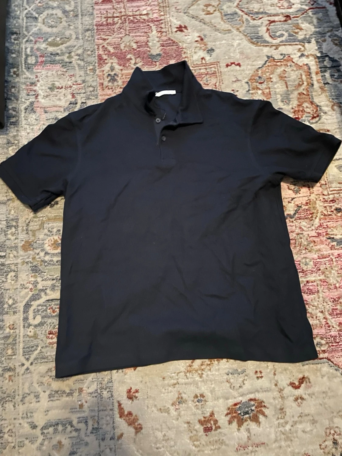 Svart pikétröja från Zara, storlek L