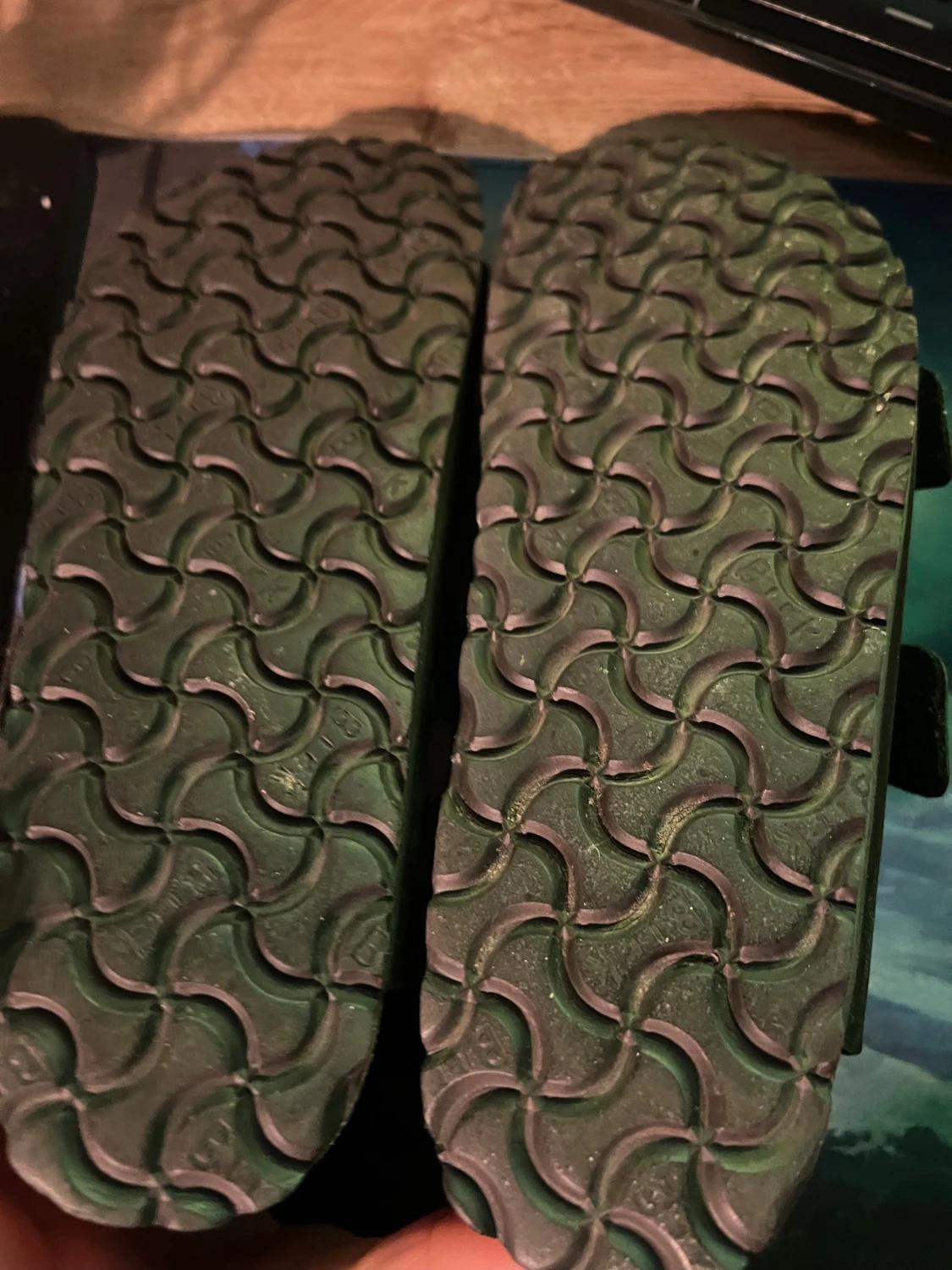 Svarta Birkenstock sandaler strl 39 - 3