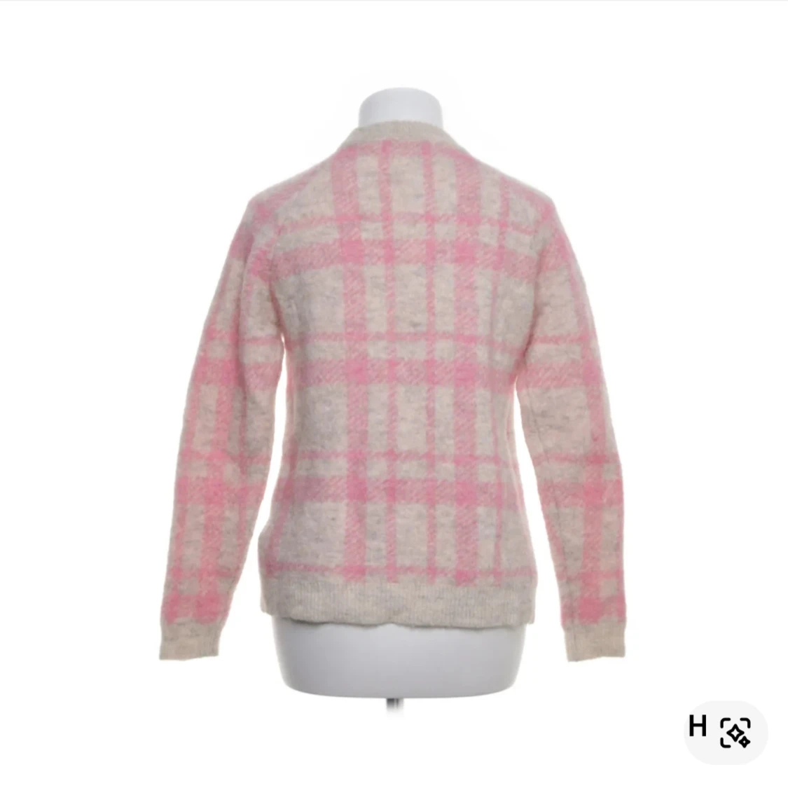 Rutig stickad tröja Carin Wester XS - 2