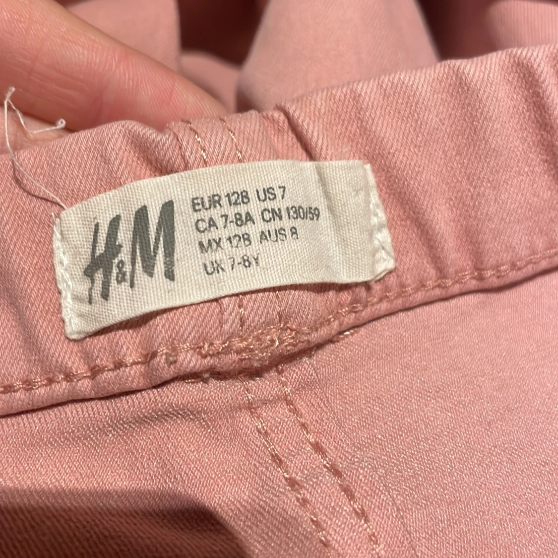 Rosa byxor från H&M i bomull - 2