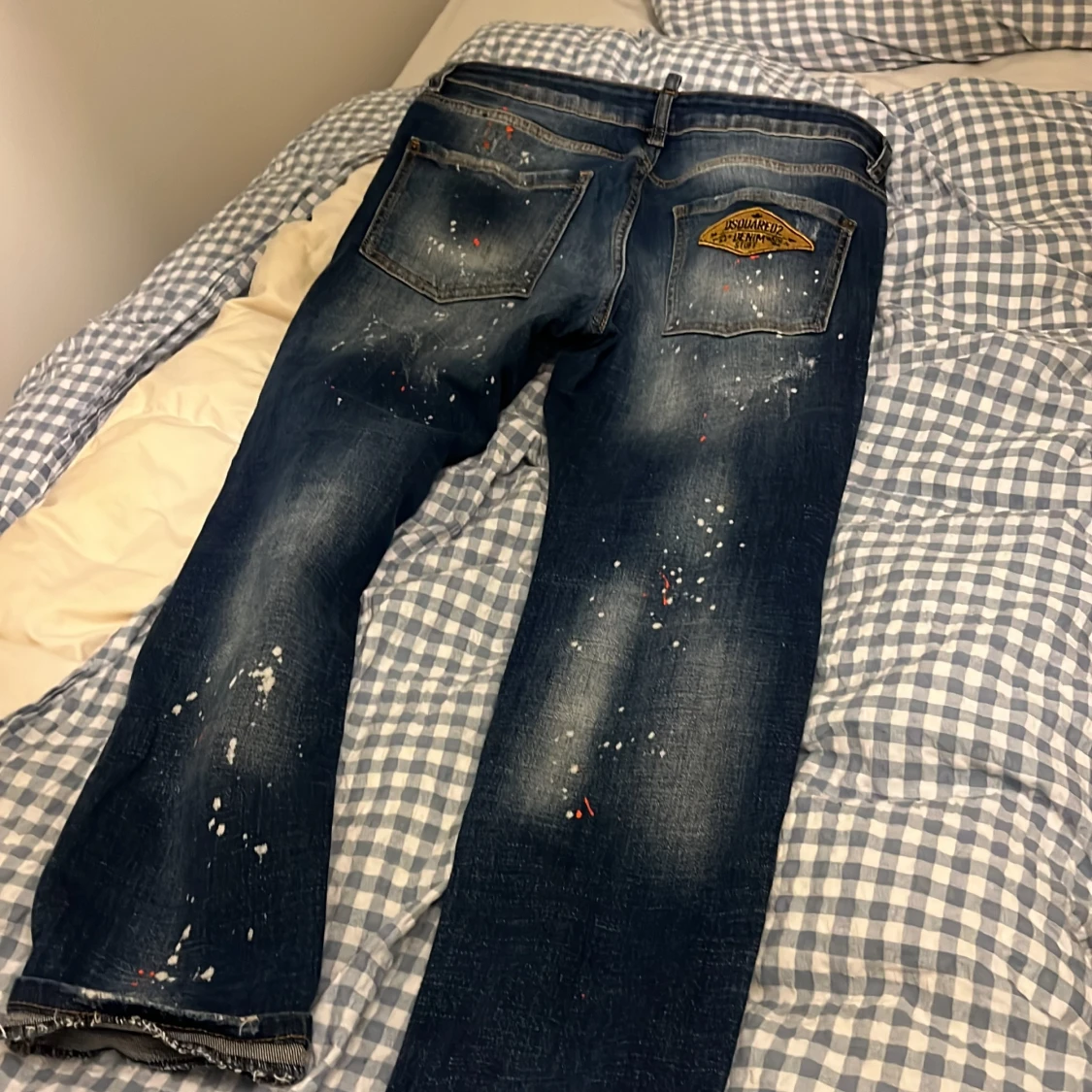 Dsquared2 blå distressed jeans - 2