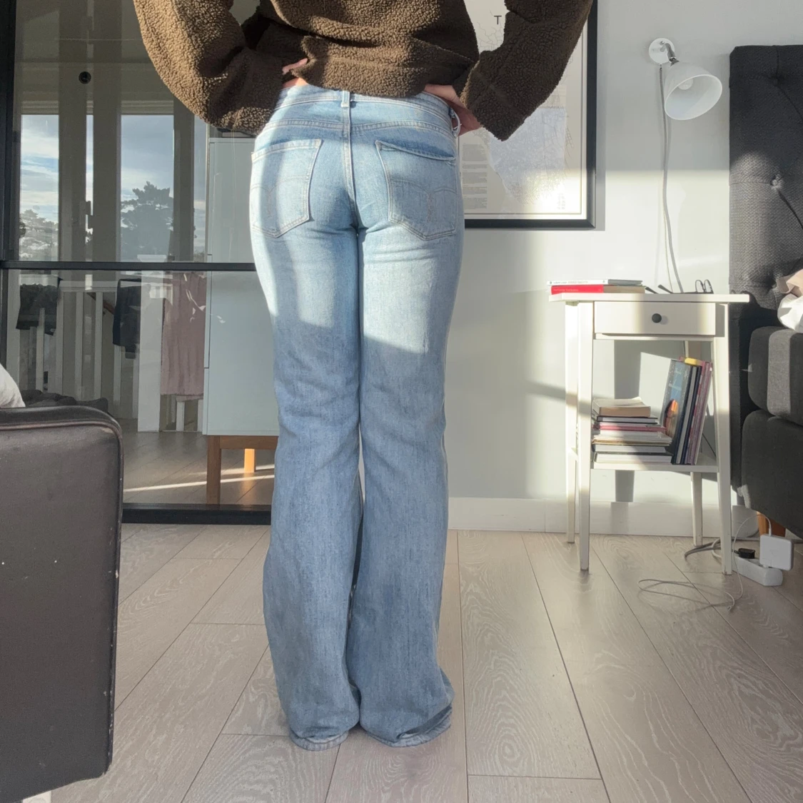 Lågmidjade bootcut jeans - 1