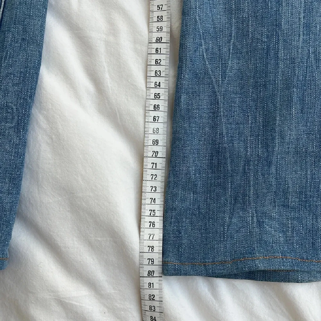 Blå bootcut jeans - 3