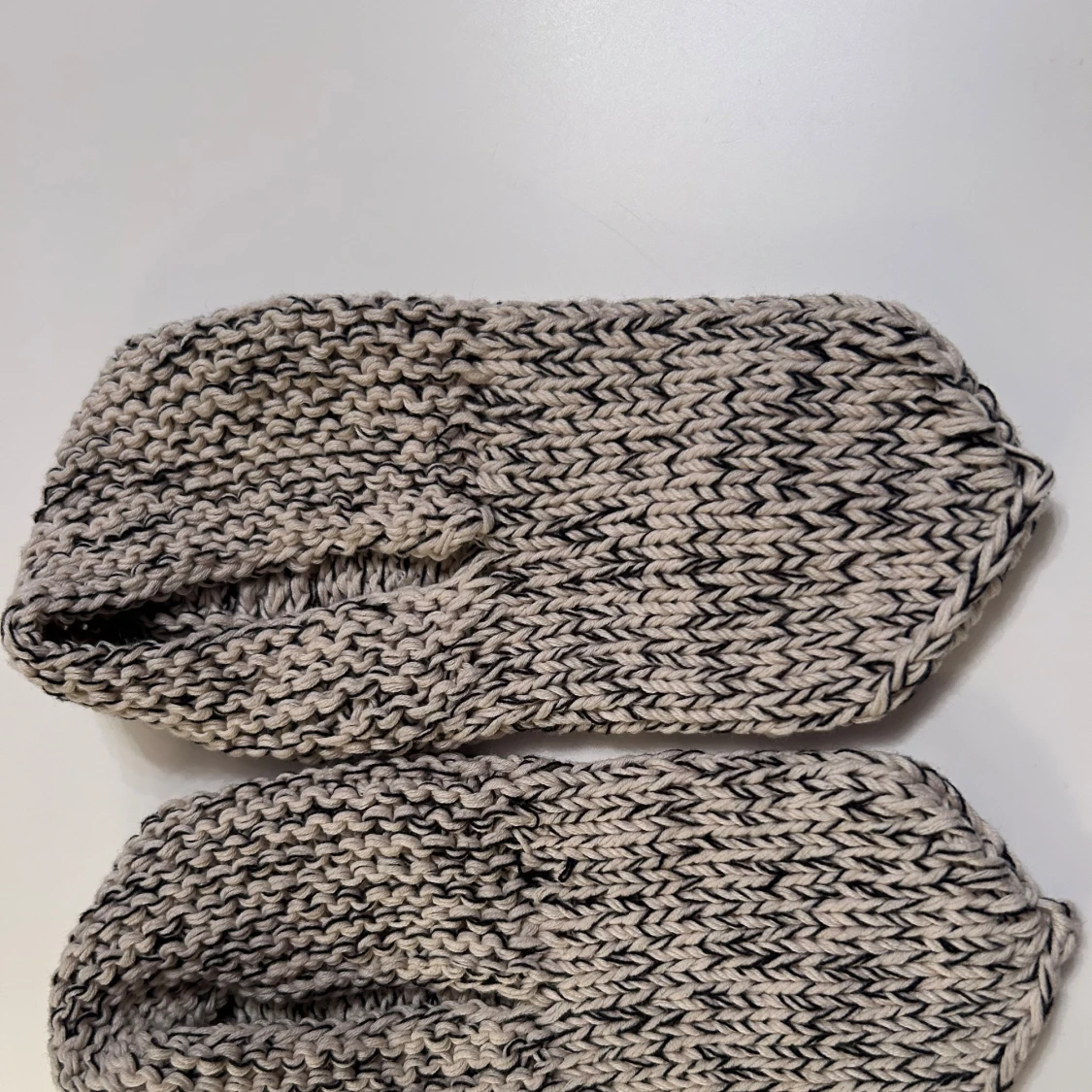 Fina varma stickade strumpor  - 4