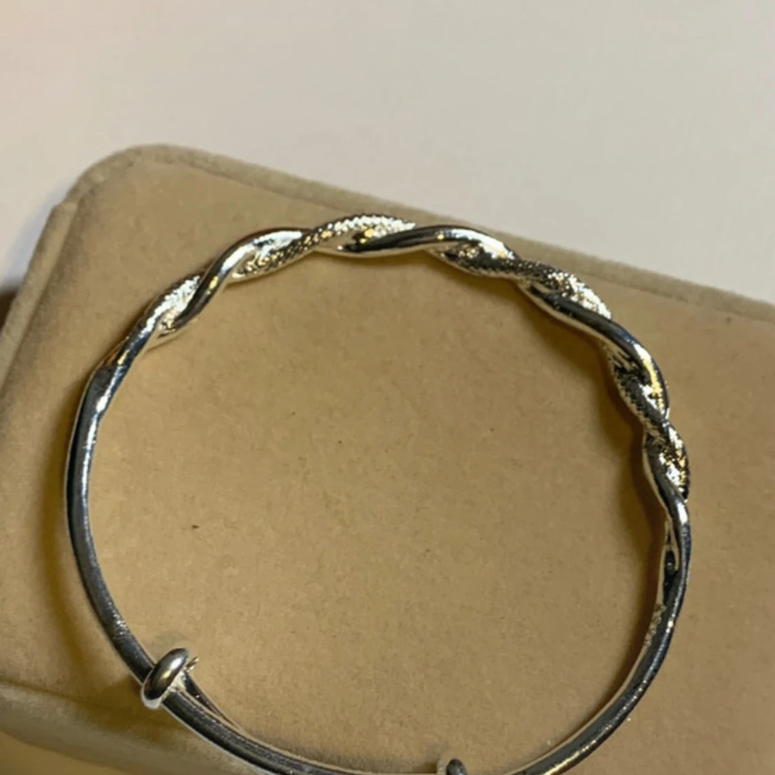 Tvinnat armband i äkta silver 925 - 4