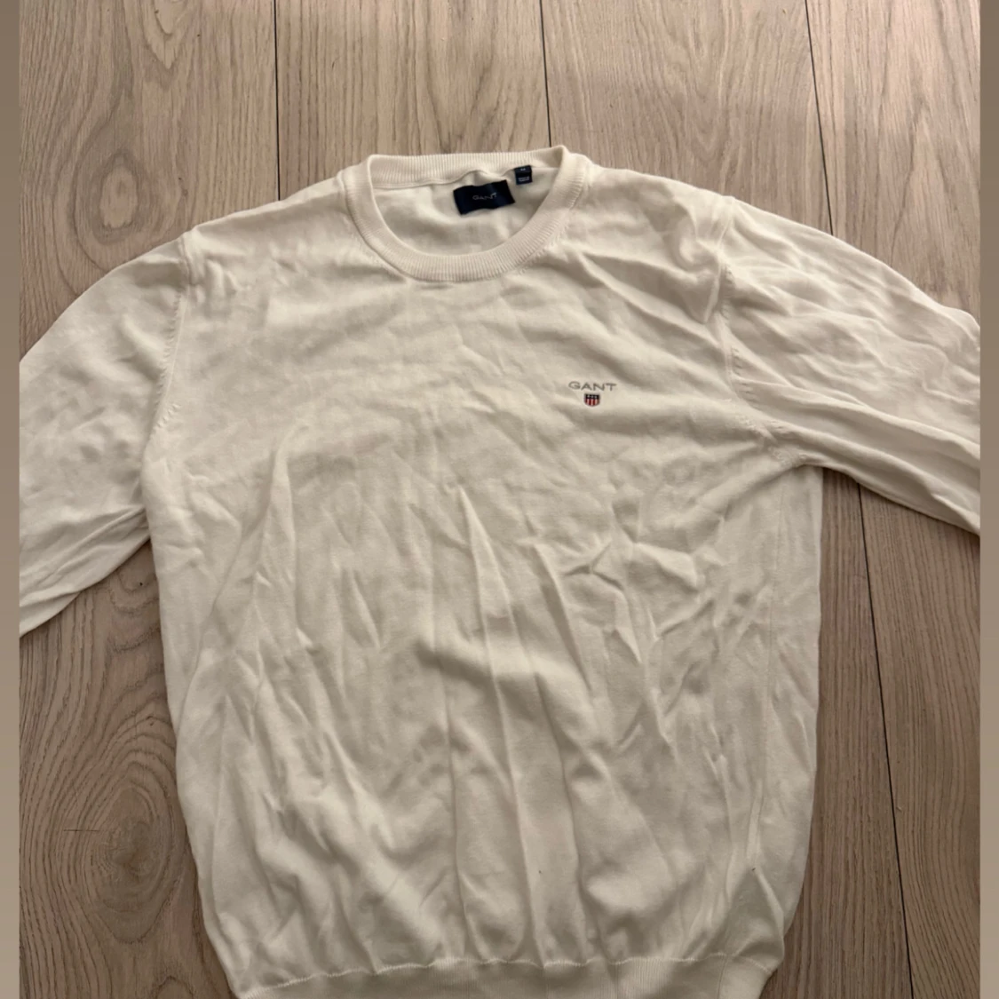 Vit bomullströja från GANT - 1