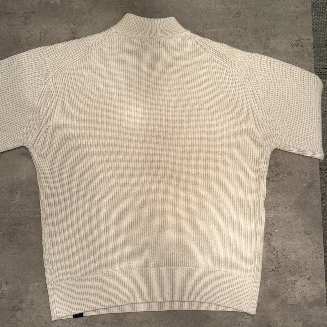 Vit ribbstickad tröja Pull&Bear S - 2