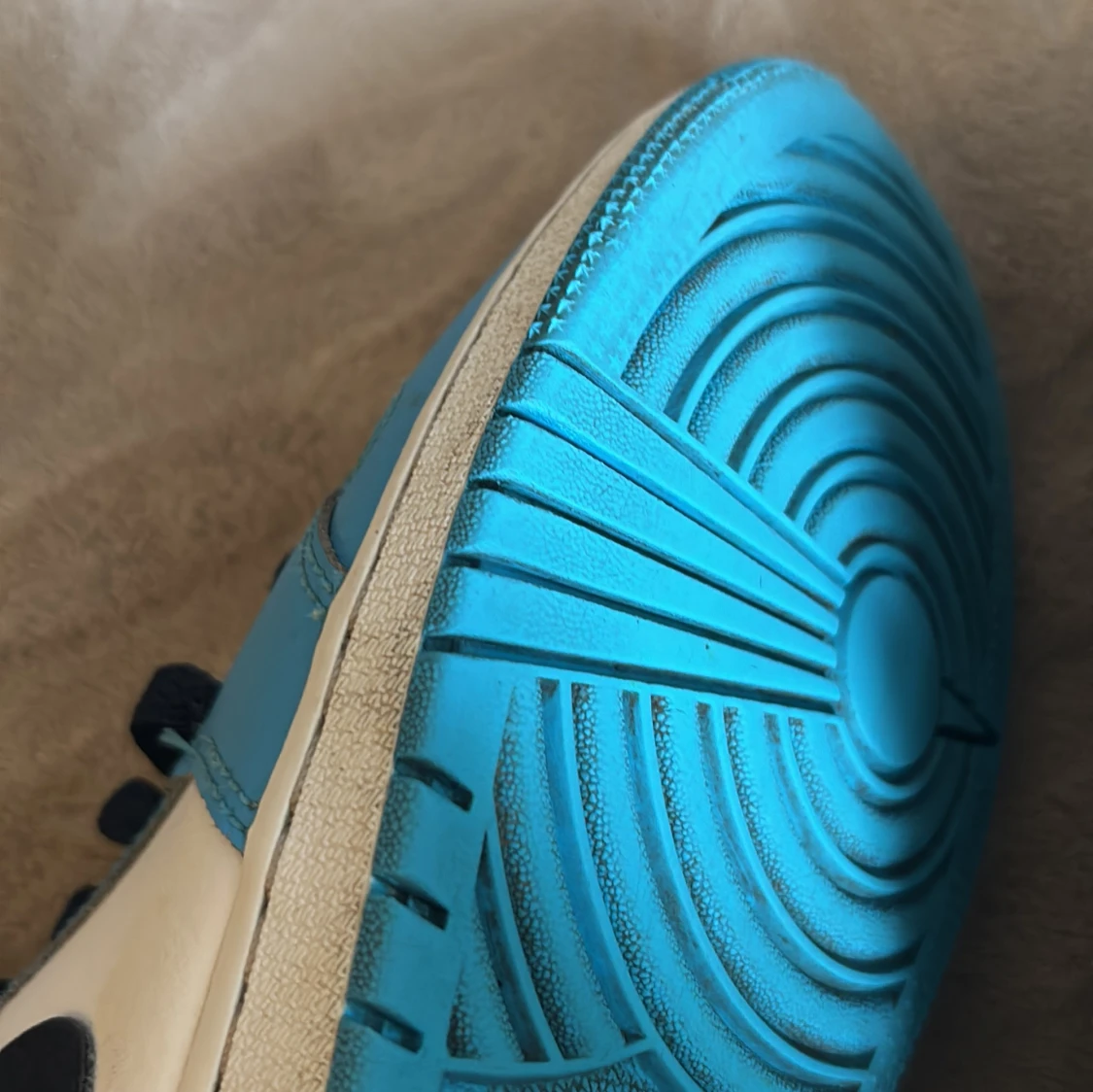 Nike Air Jordan 1 Low UNC blå/vit - 2