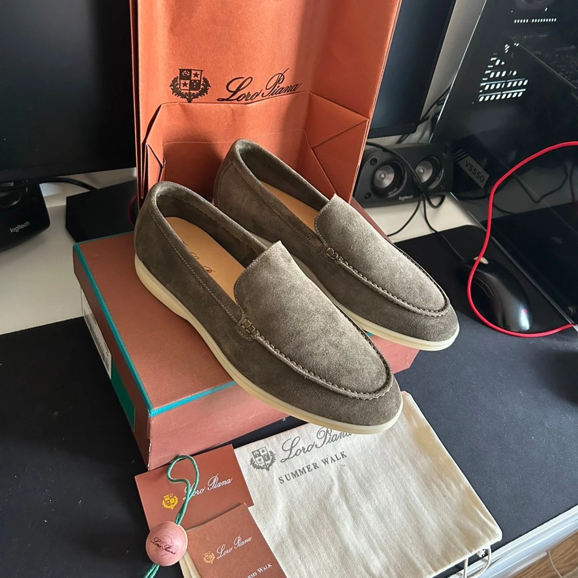 Loro Piana Summer Walk mockaloafers - 1