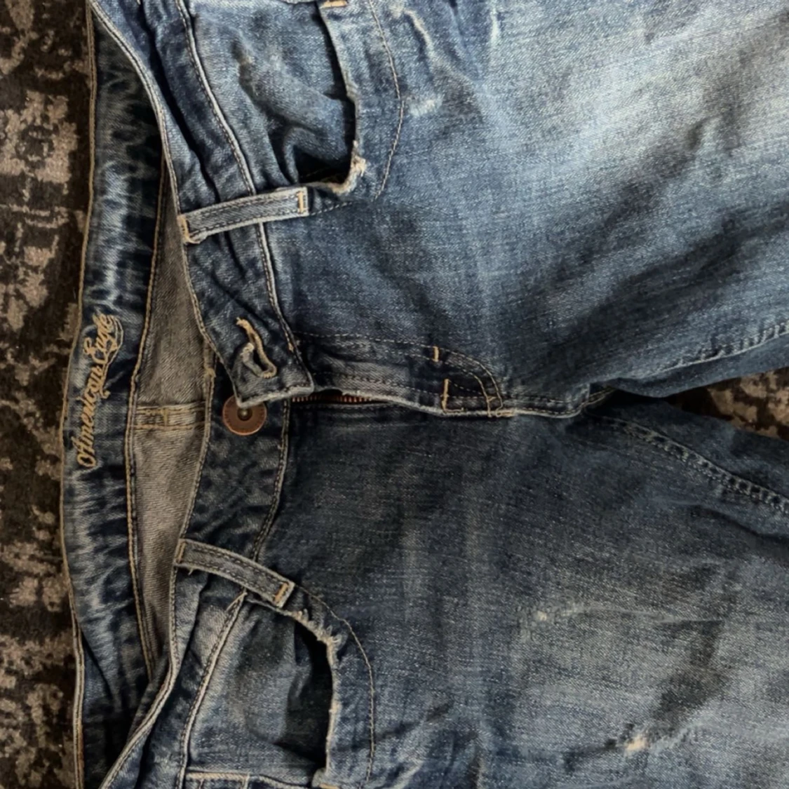 Lågmidjade vintage jeans - 1