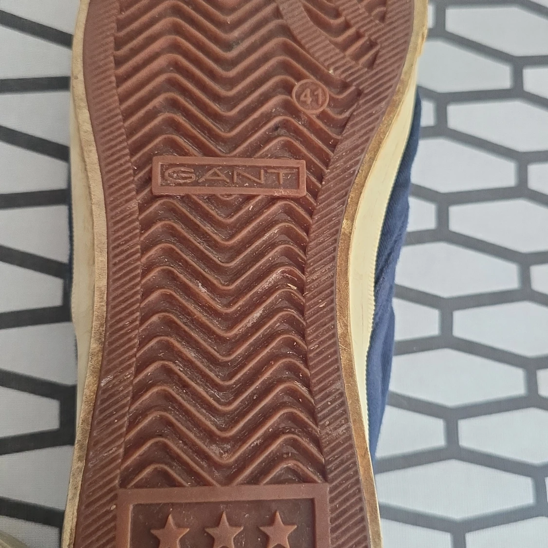 Marinblå slip-on sneakers från Gant strl 41 - 2