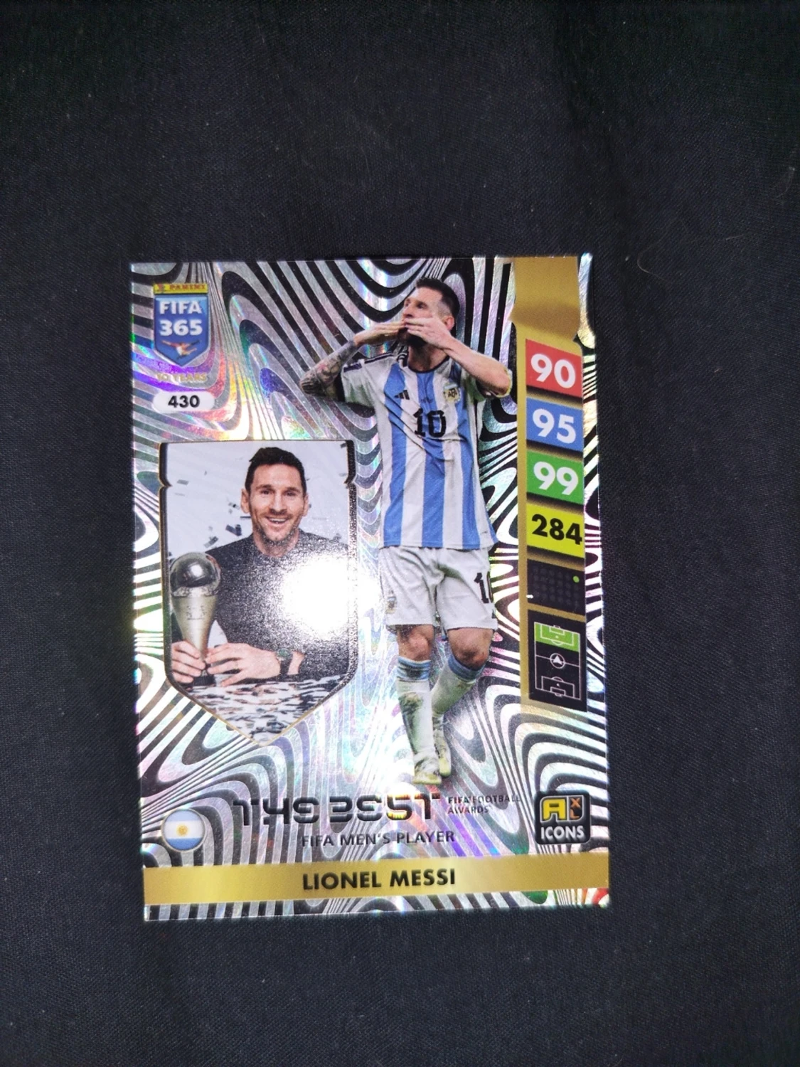 Fotbollsskor med Messi och Ronaldo. - 3