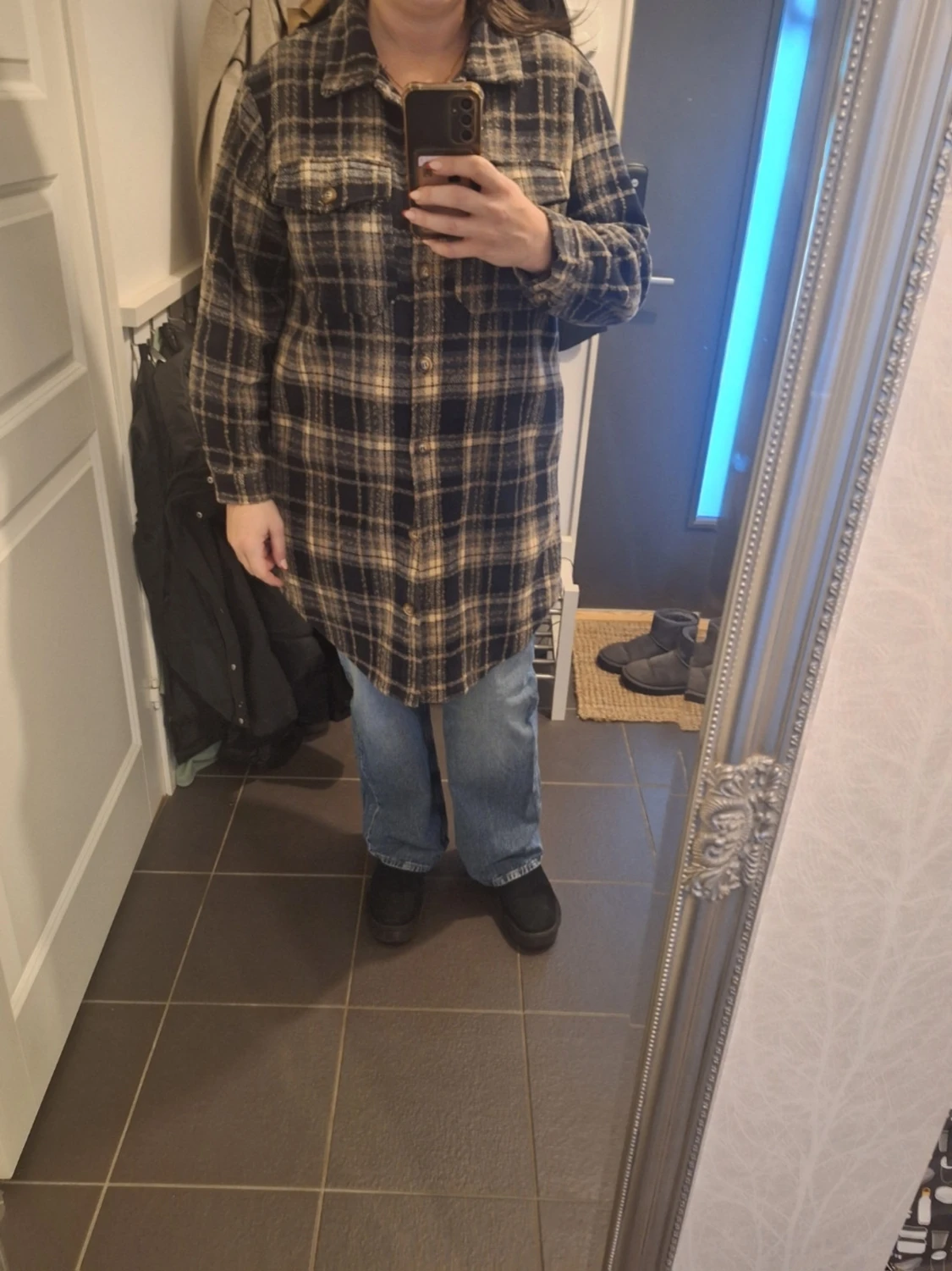 Rutig overshirt från Fransa stl L - 1