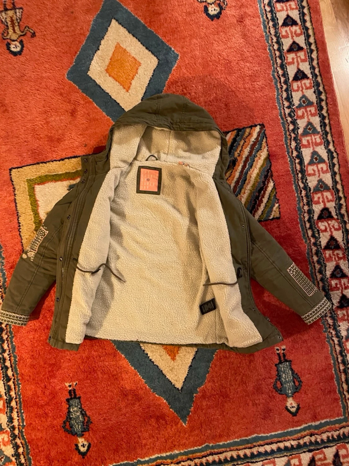 Fodrad Superdry jacka  - 2