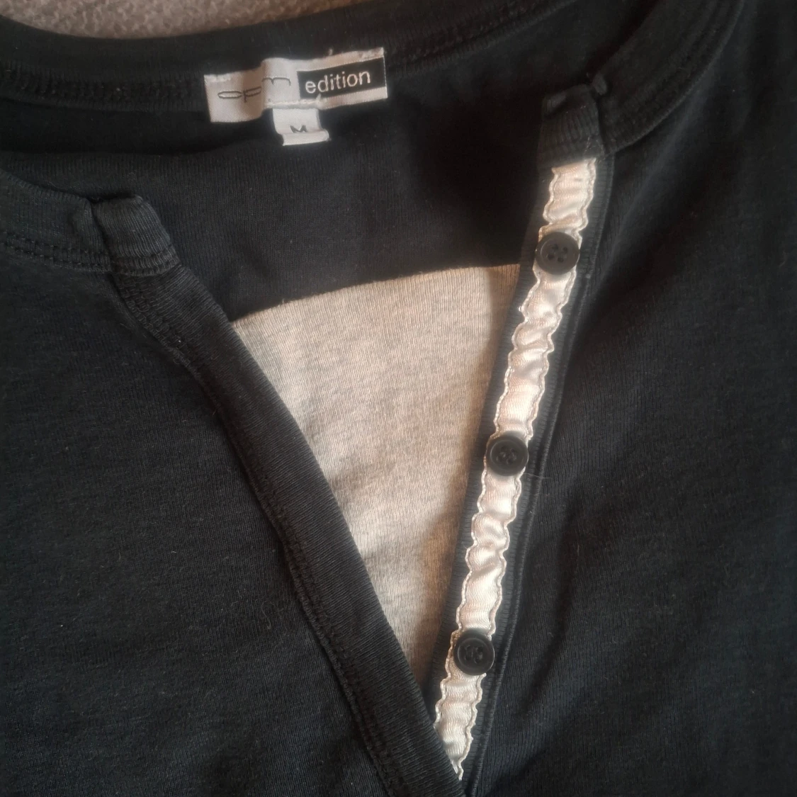 Svart långärmad topp 2000s - 4