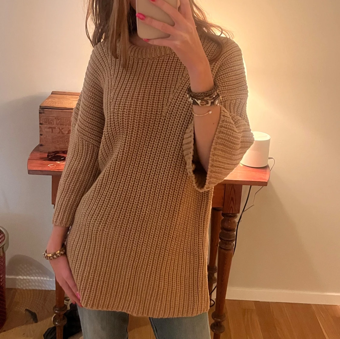 Brun stickad Filippa K Tröja