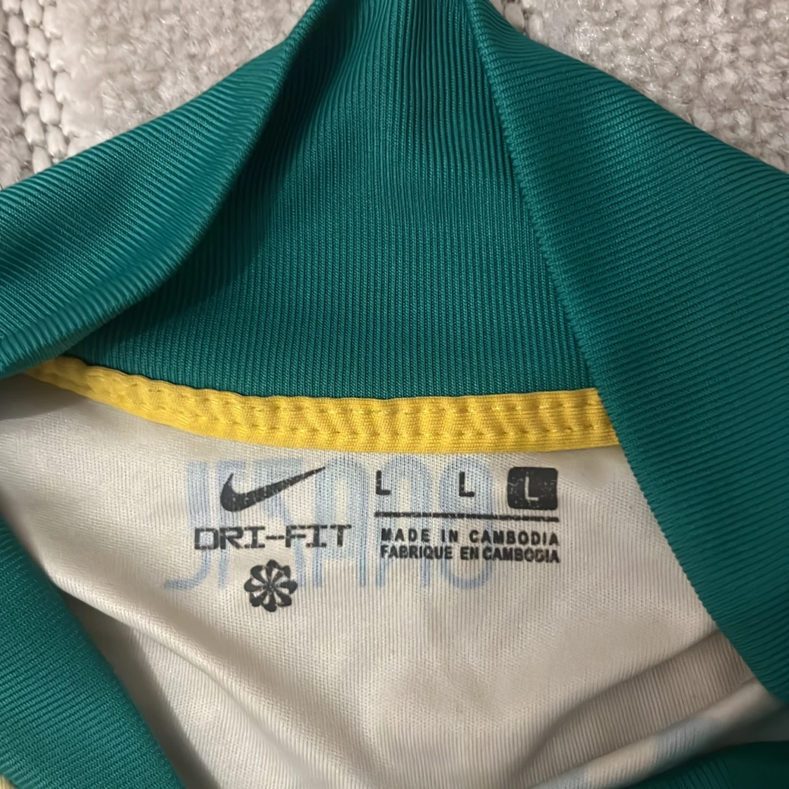 Brasilien Vini Jr. 7 Nike fotbollströja L - 3