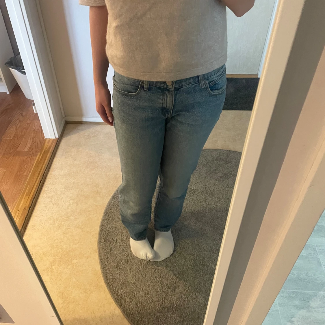 Blåa Abrand Jeans