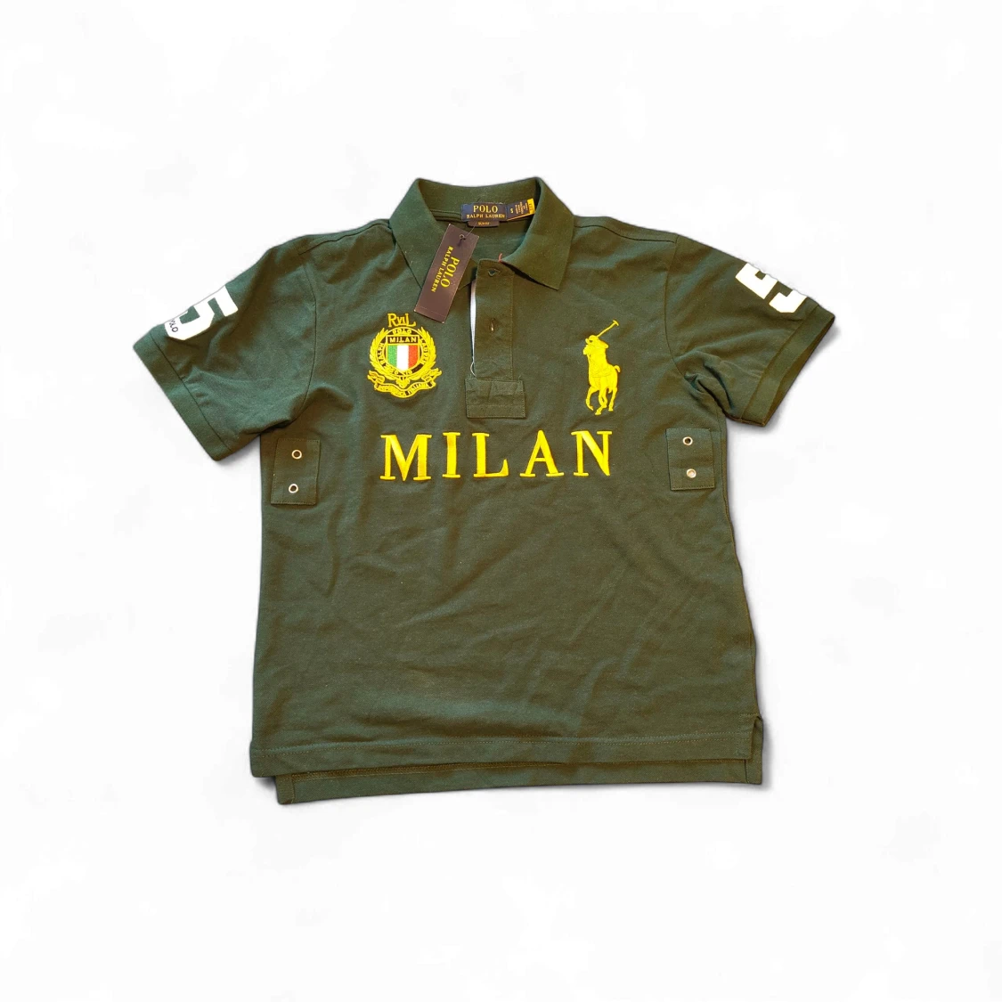 Grön Milan pikétröja Polo Ralph Lauren (Cheif Keef)