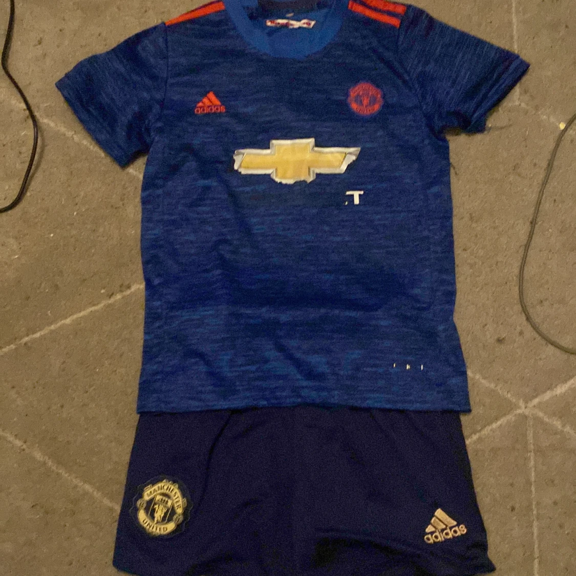 Manchester United Ibrahimovic tröja blå