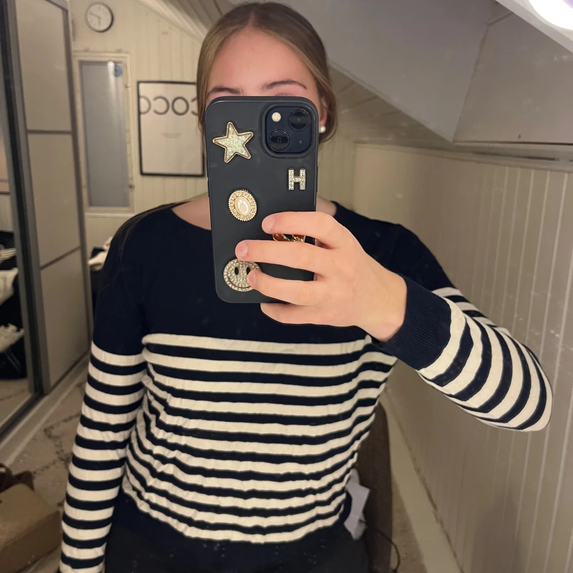 Randig långärmad tröja från Zara