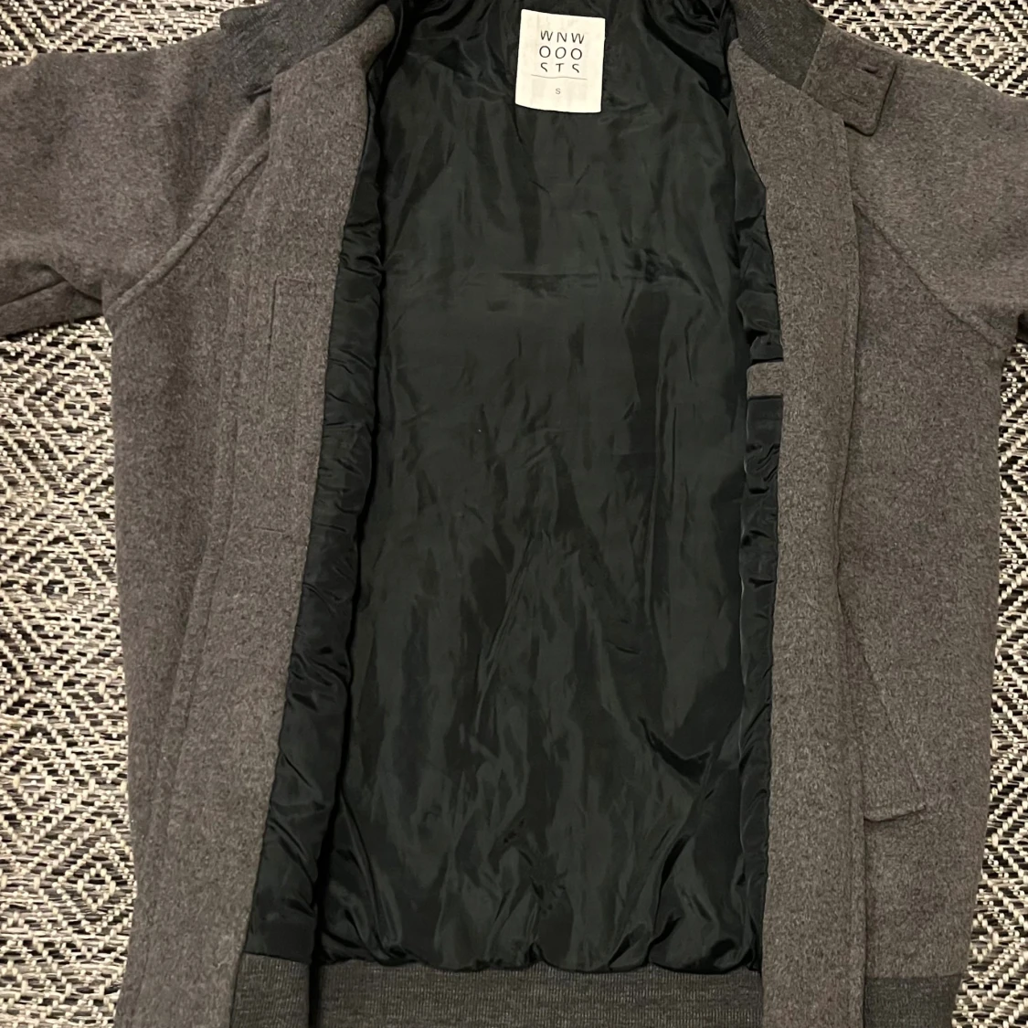 Fodrad ull cardigan / höstjacka - 3
