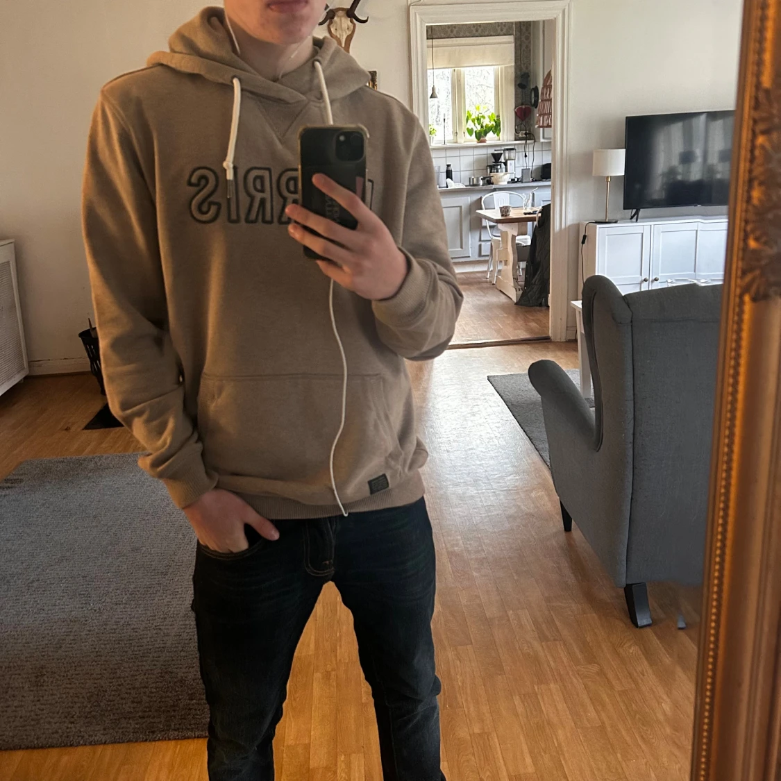 Beige Morris Hoodie - 3