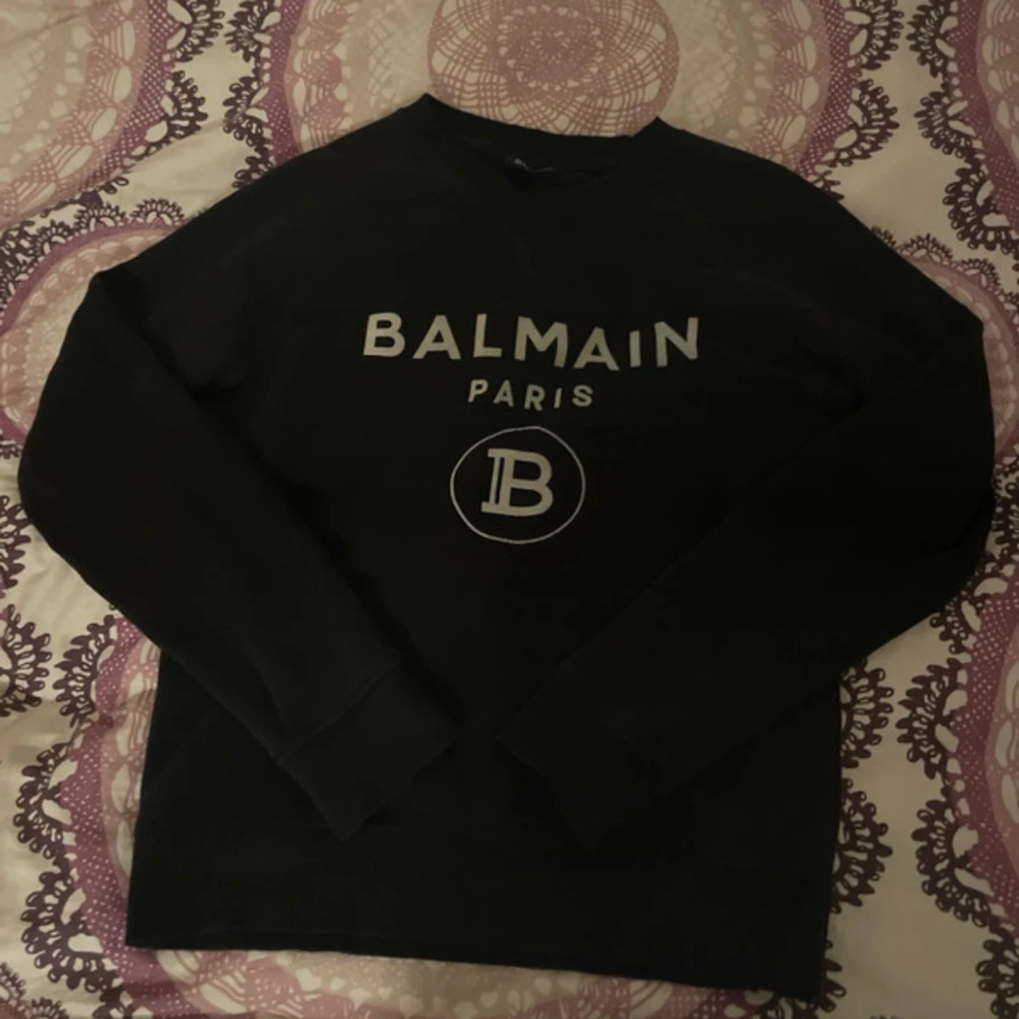Svart sweatshirt från Balmain Paris