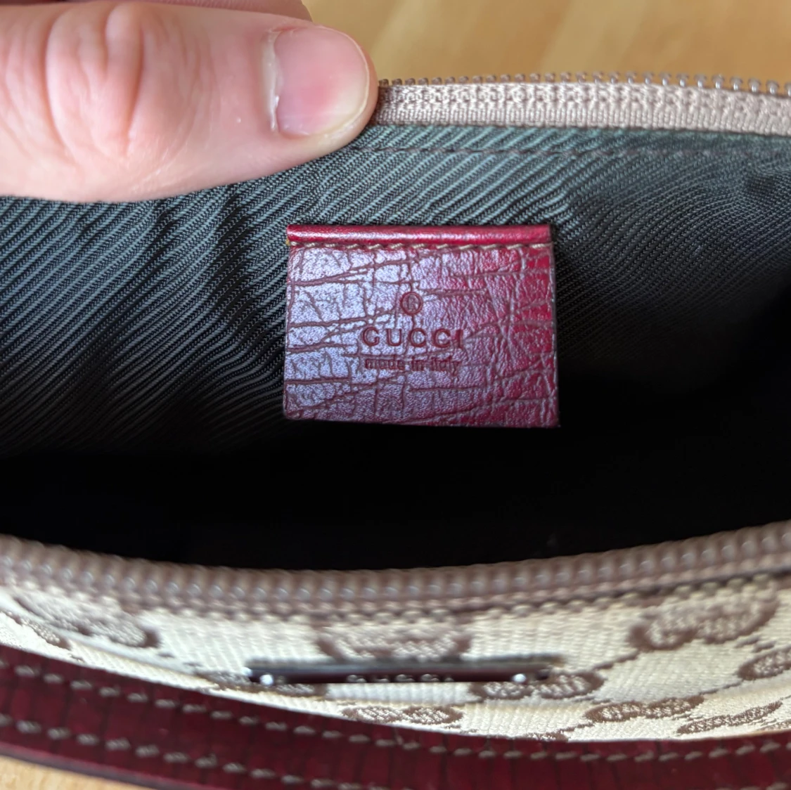 Beige och brun axelväska från Gucci - 2