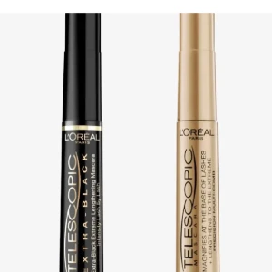 L'Oréal Telescopic Mascara Duo - Säljer dessa Två mascaror från L'Oréal Paris Telescopic-serie. De är helt nya och aldrig använda och de är helt o öppnade annars skulle jag aldrig säga de kom för fler frågor💕 