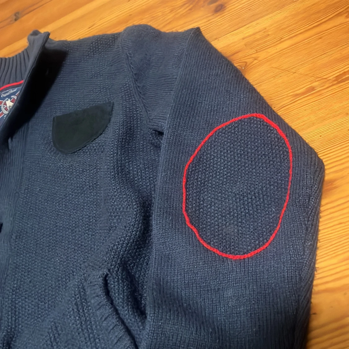 Mörkblå cardigan - 2