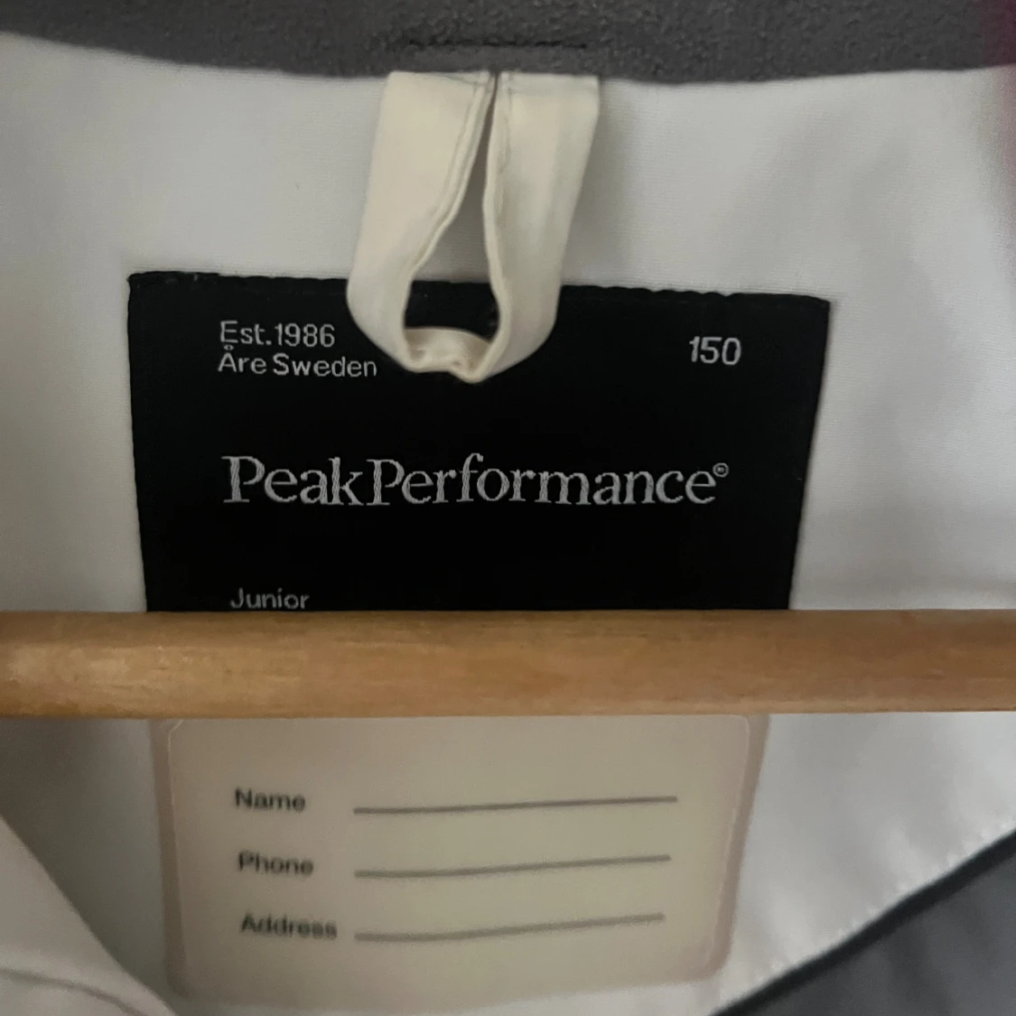 Vit och svart vindjacka Peak Performance - 3