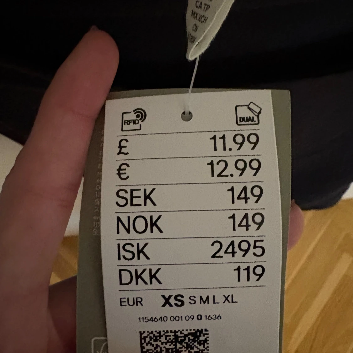 Svart body från H&M, XS - 2