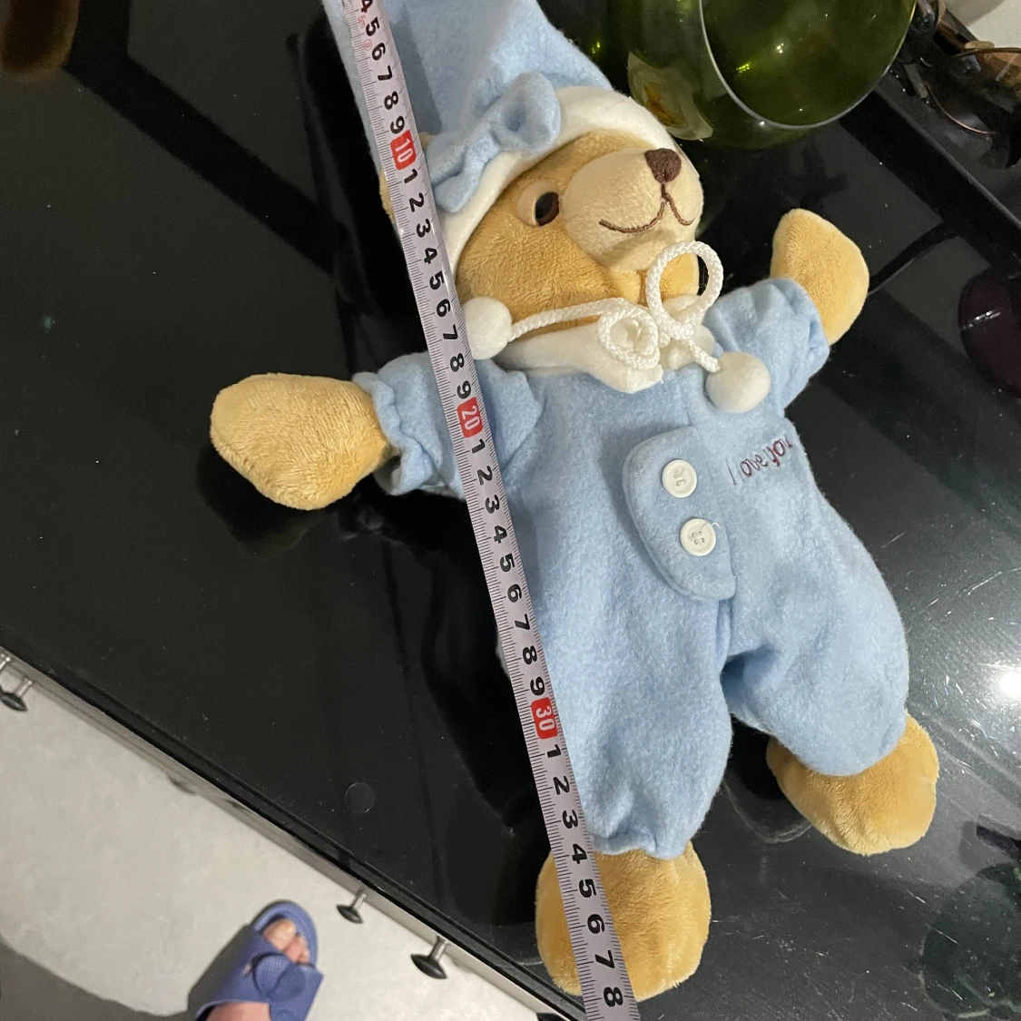 Teddy Bear I Love You Blue Pajamas - 4