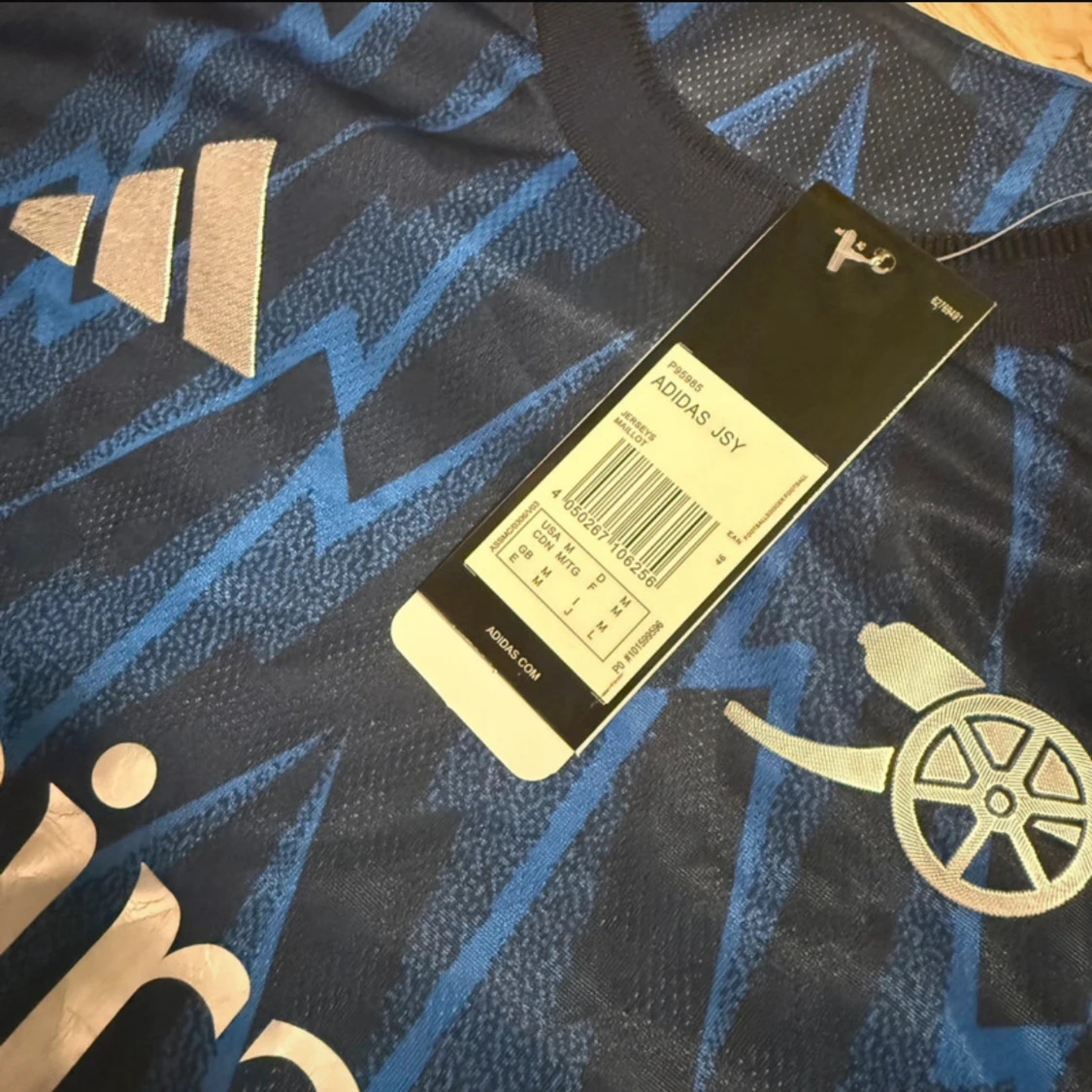 Arsenal blå matchtröja Adidas M - 2